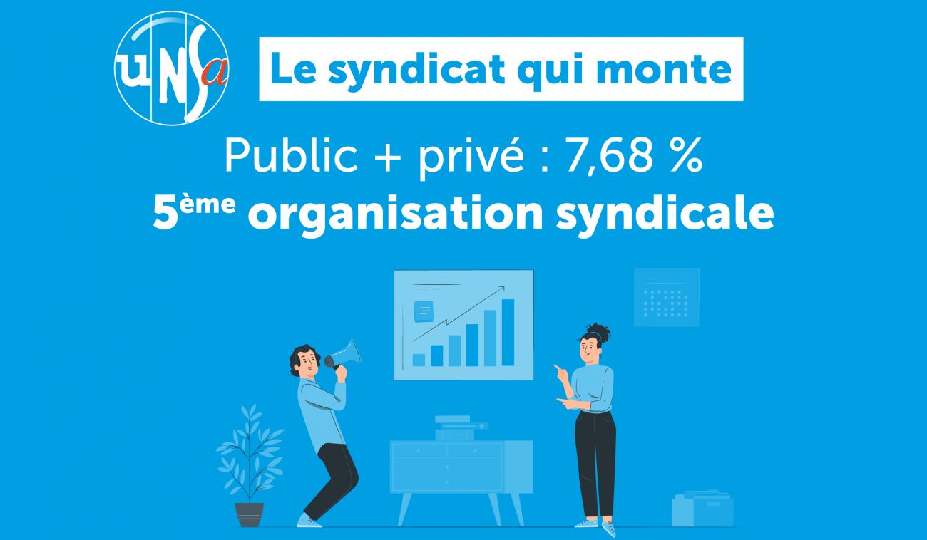 UNSA le syndicat qui monte