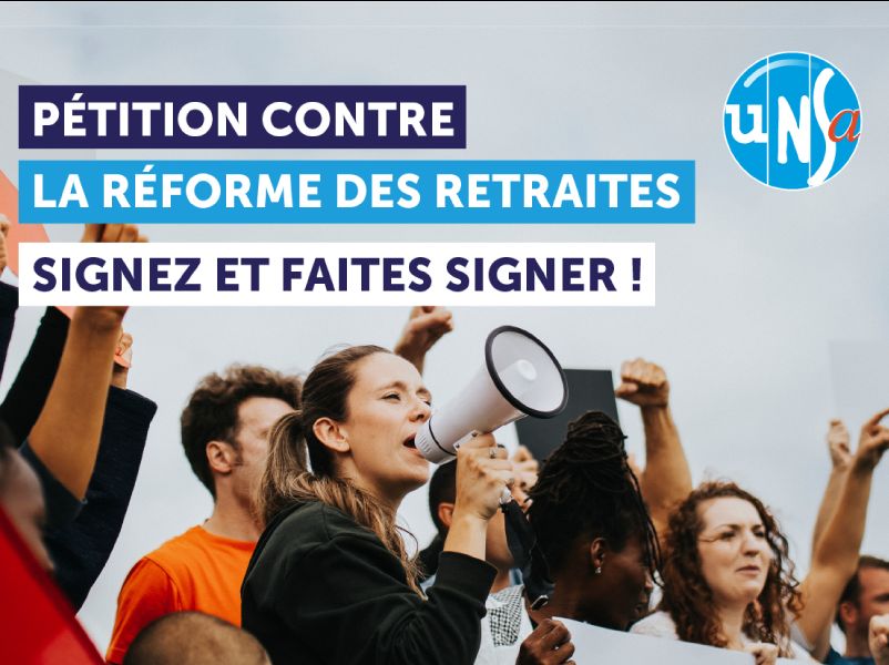 Pétition intersyndicale contre la réforme des retraites