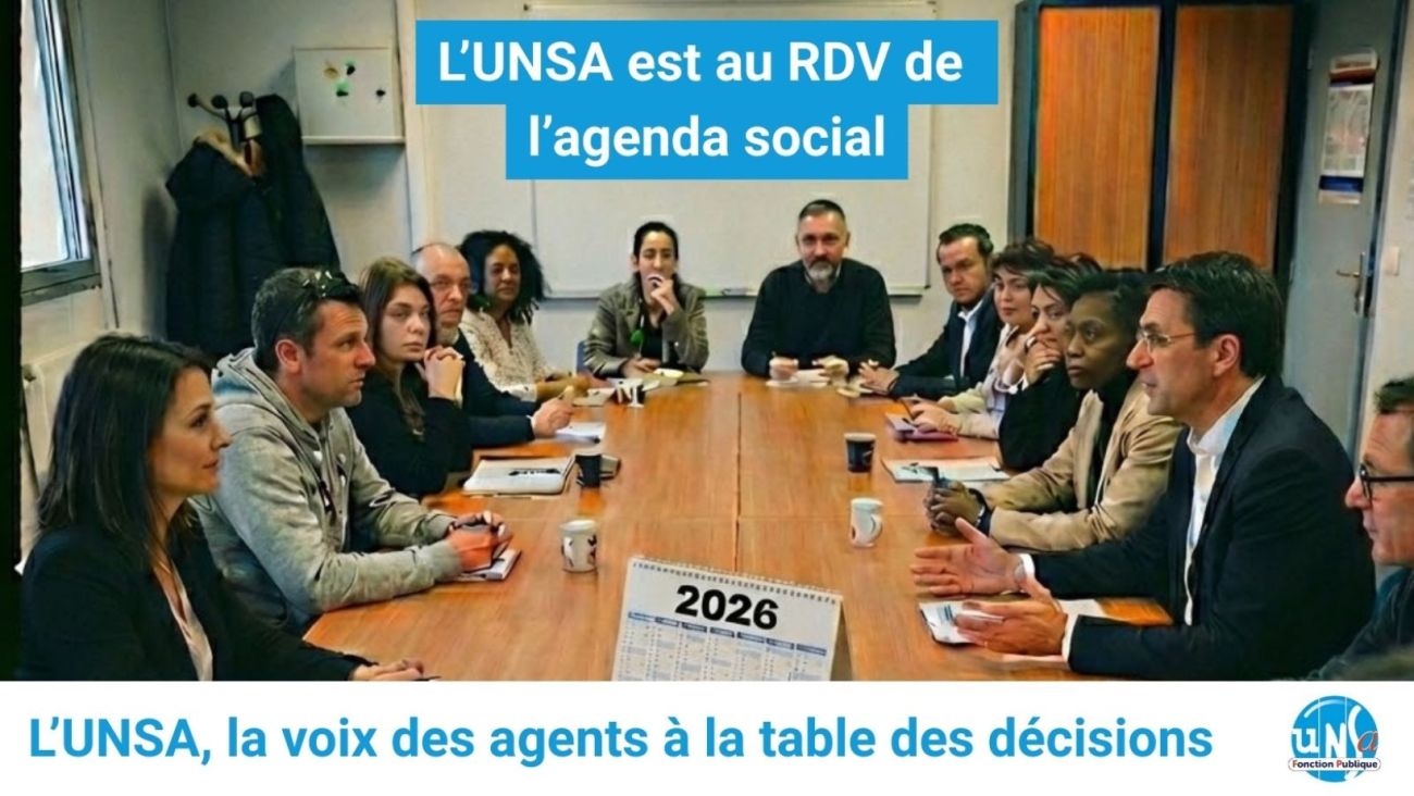 L'UNSA est au RDV de l'agenda social