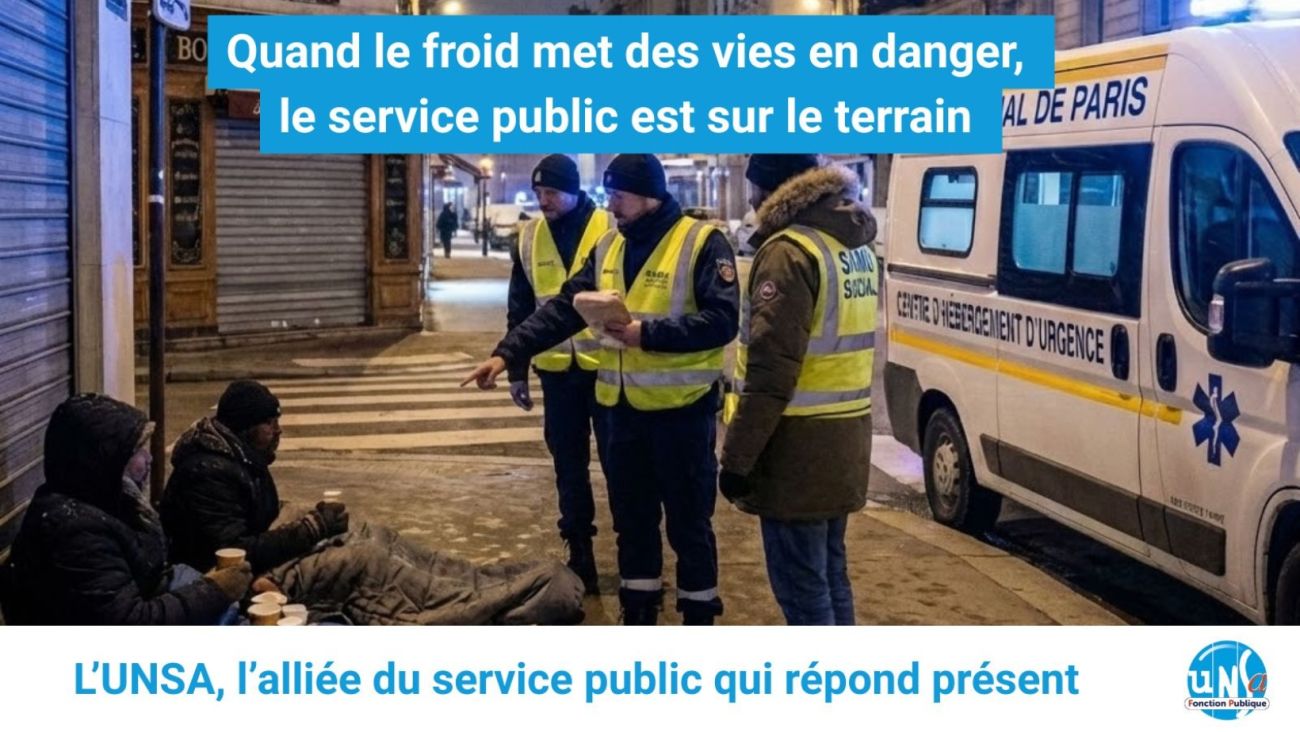 Quand le froid met des vies en danger, le service public est sur le terrain