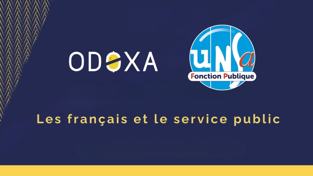 Sondage UNSA Fonction Publique / Odoxa* : 83% des Français ont une bonne opinion des agents publics