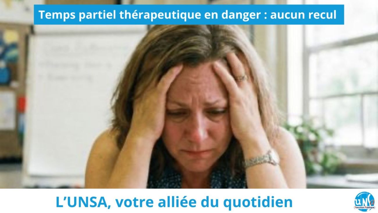 Le temps partiel thérapeutique vous maintient dans l’emploi. Aujourd’hui, ce droit est menacé.