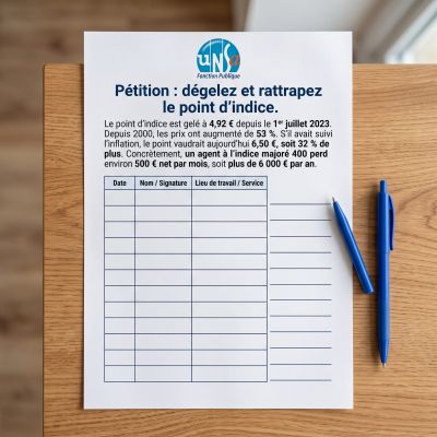 Pétition : dégelez et rattrapez le point d'indice