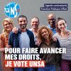 Contractuels, pour faire avancer vos droits, votez UNSA !
