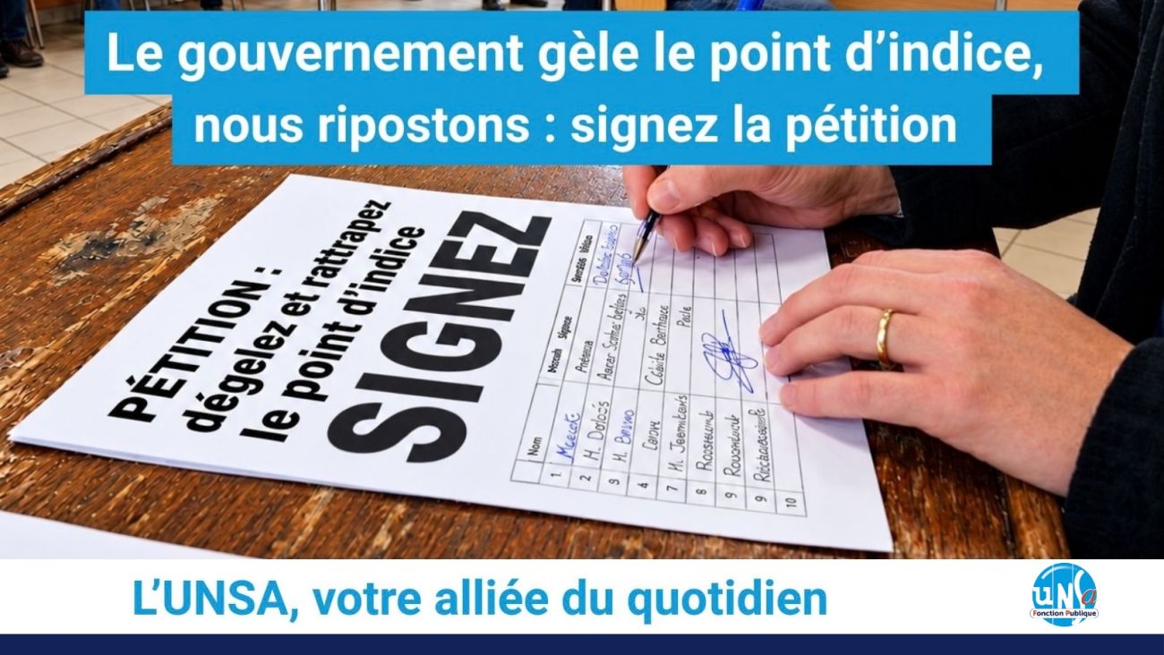  Point d’indice : il est temps d’agir !