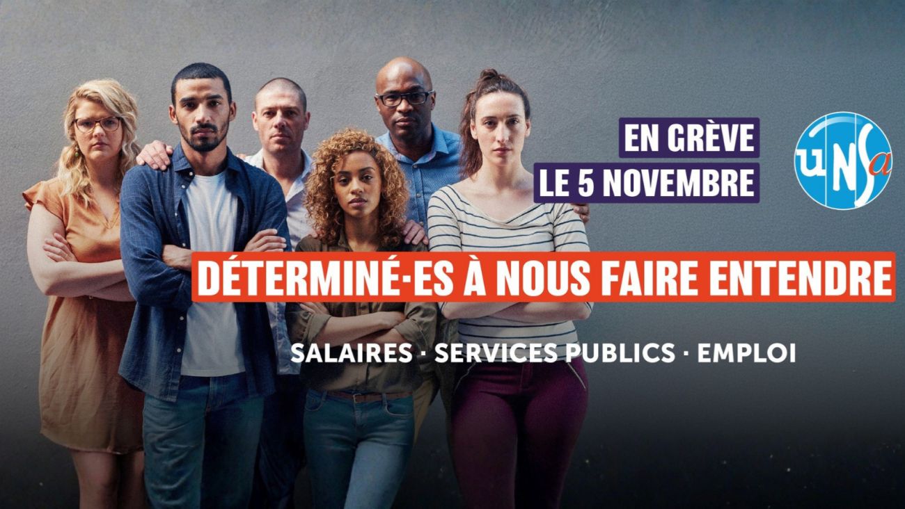 5 novembre : mobilisé·es pour nos salaires et nos services publics !